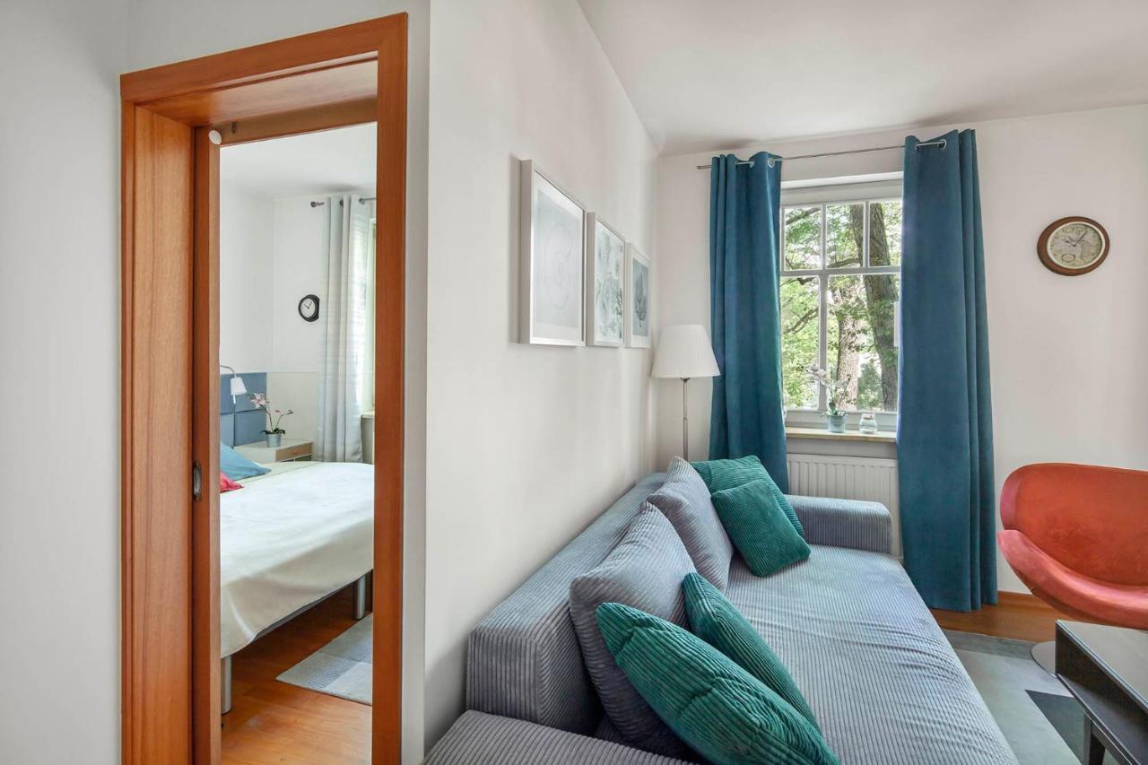 Sanhaus Apartments - Patio Mare - Apartament Z Balkonem I Parkingiem W Centrum 索波特 外观 照片