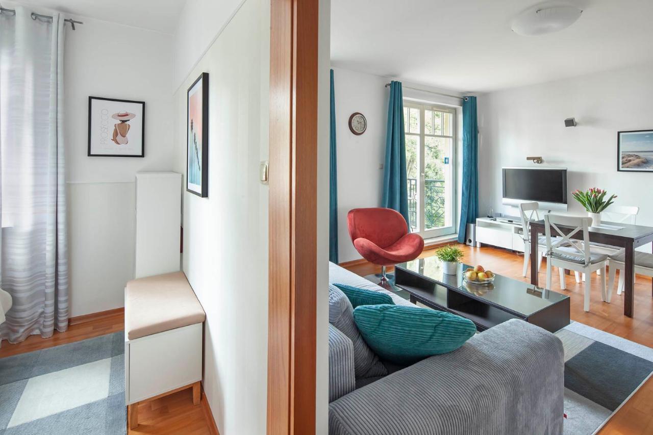 Sanhaus Apartments - Patio Mare - Apartament Z Balkonem I Parkingiem W Centrum 索波特 外观 照片