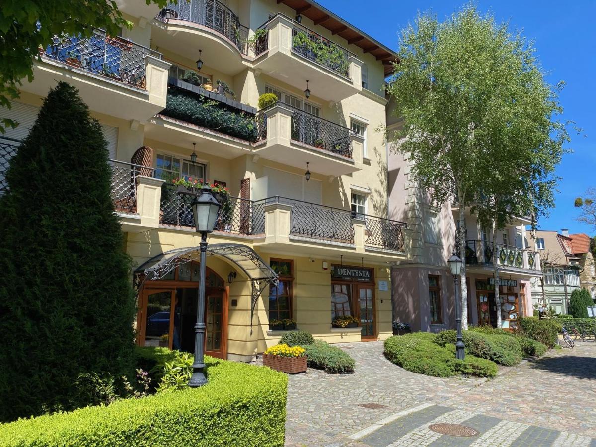 Sanhaus Apartments - Patio Mare - Apartament Z Balkonem I Parkingiem W Centrum 索波特 外观 照片