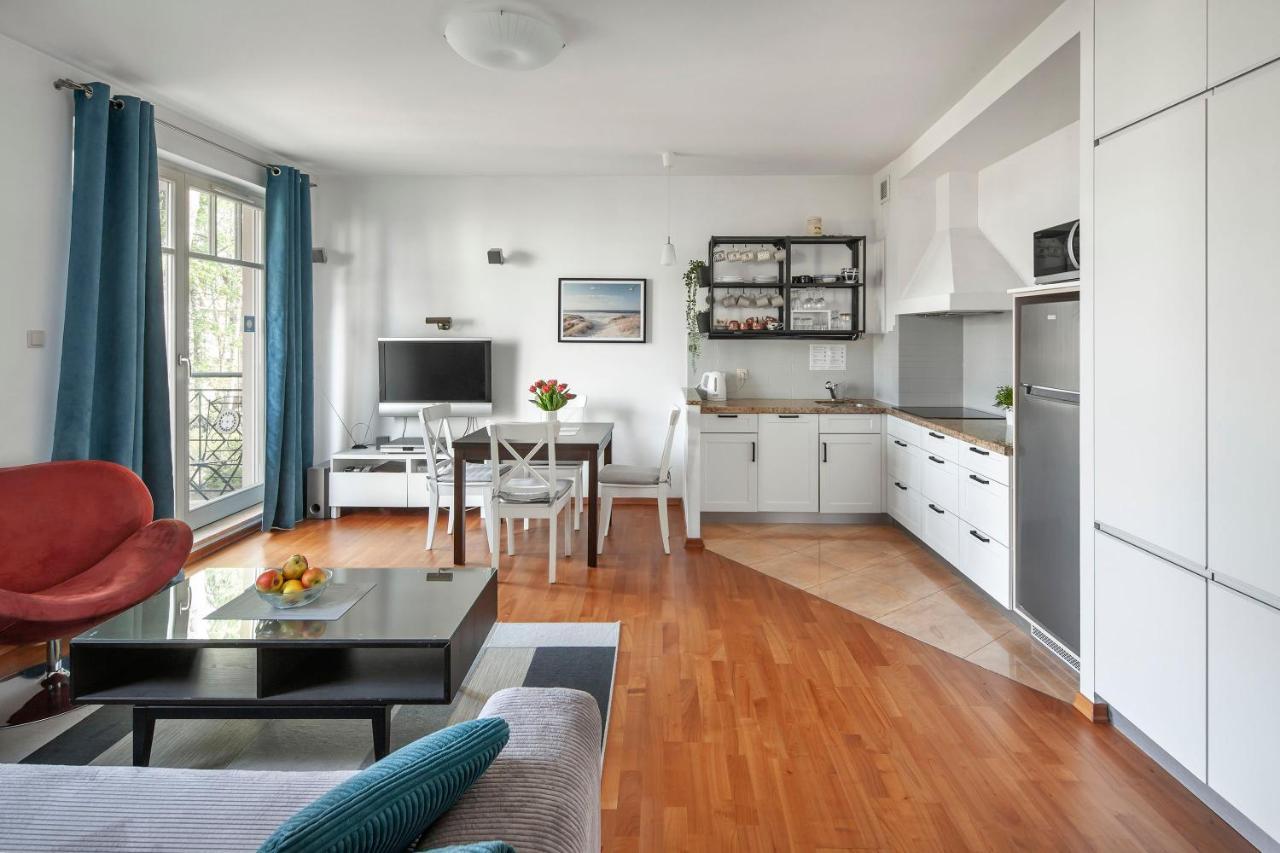 Sanhaus Apartments - Patio Mare - Apartament Z Balkonem I Parkingiem W Centrum 索波特 外观 照片