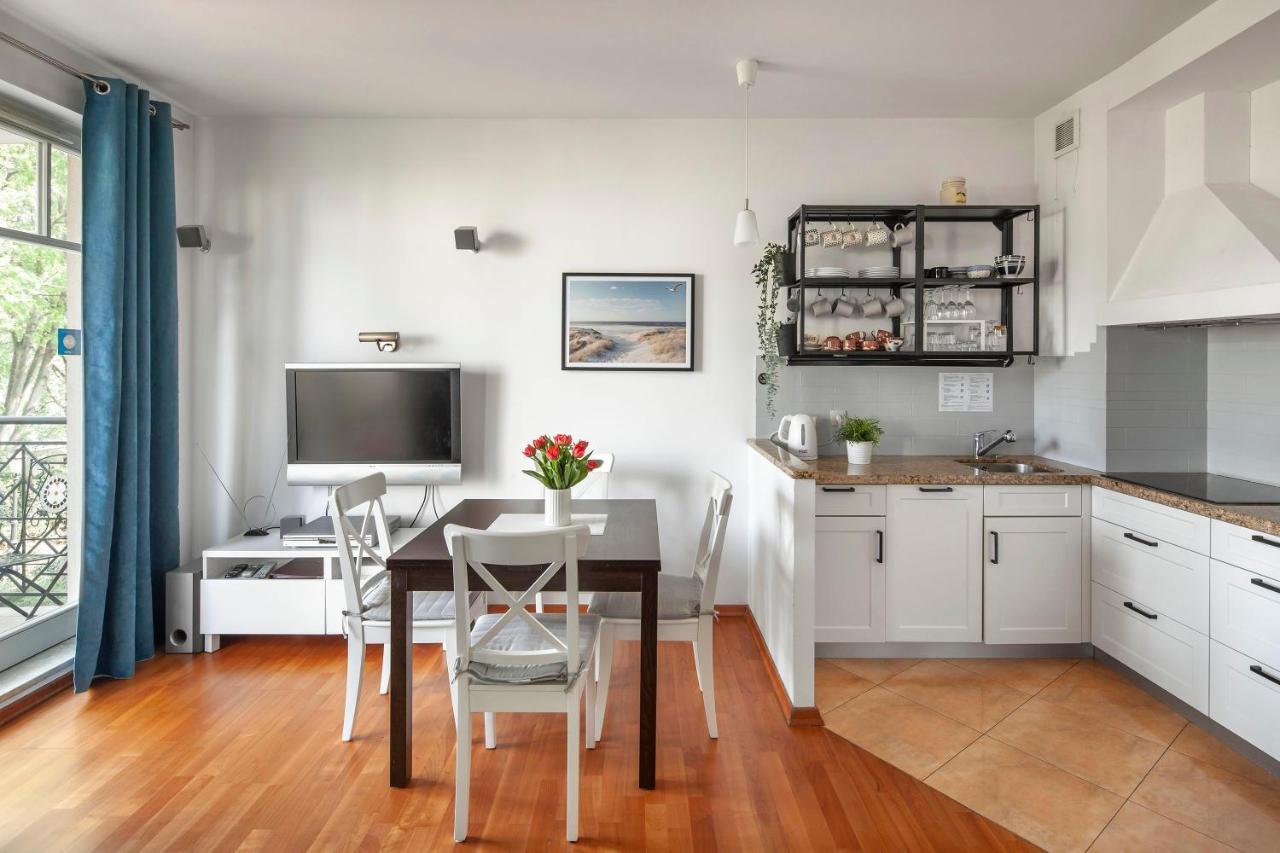 Sanhaus Apartments - Patio Mare - Apartament Z Balkonem I Parkingiem W Centrum 索波特 外观 照片